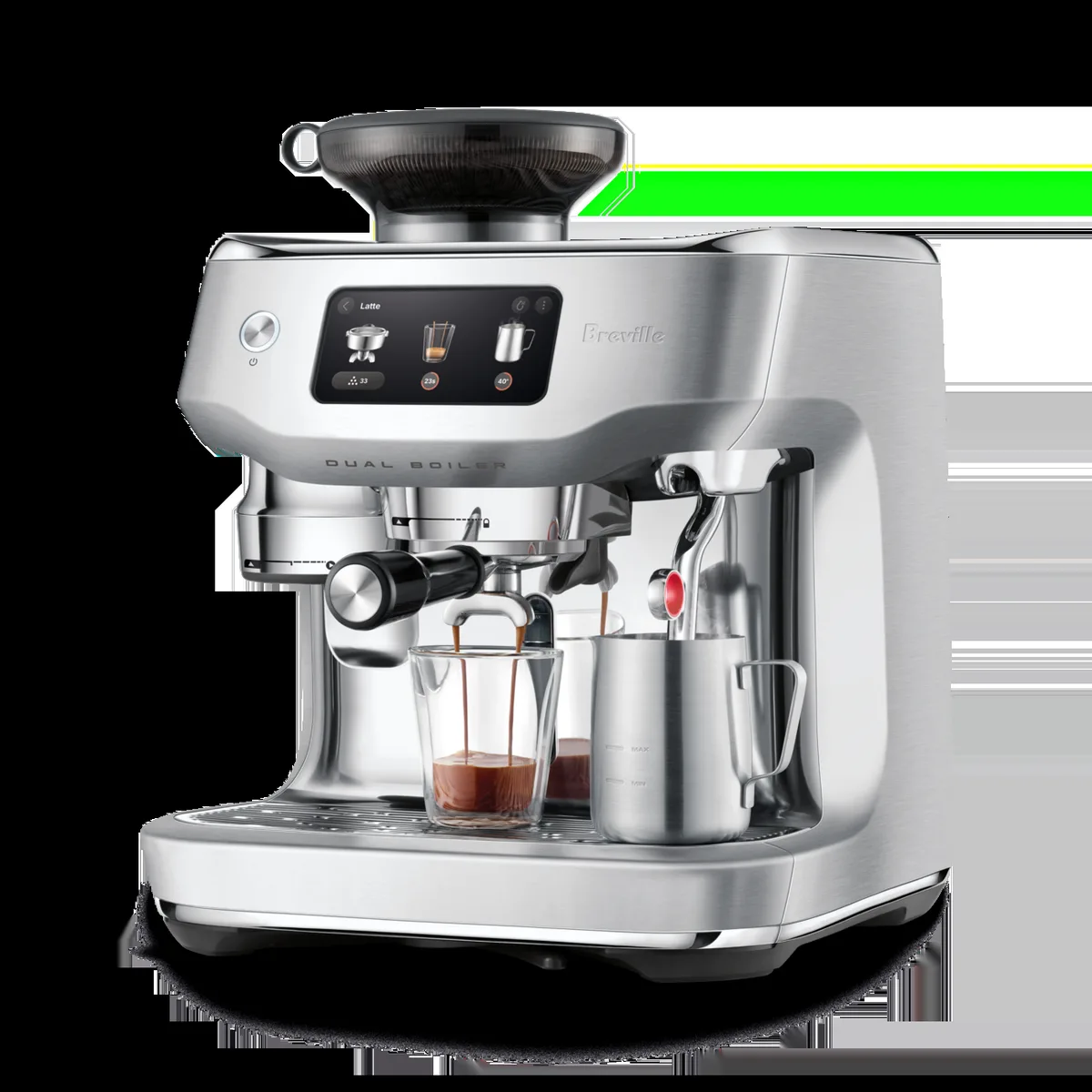 Sage Oracle Dual Boiler — сенсорный экран и группа